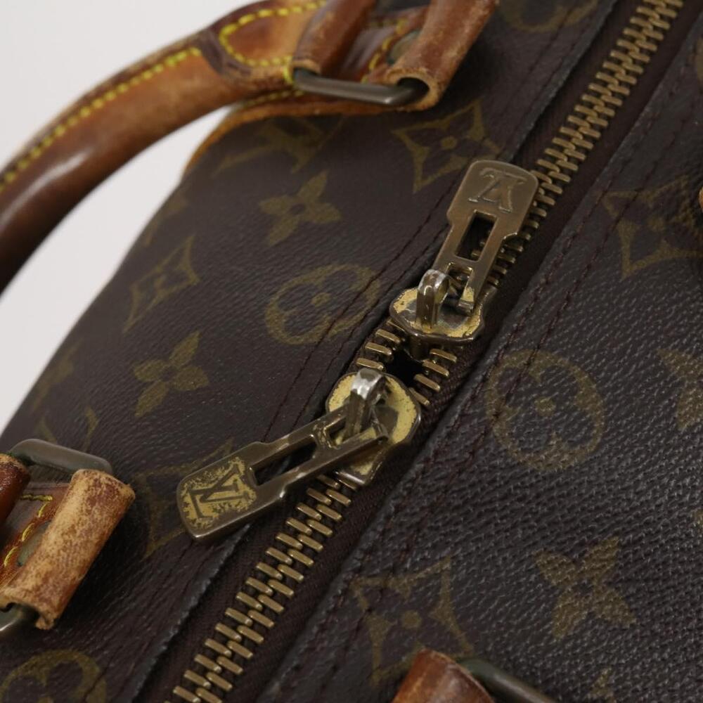 LOUIS VUITTON Monogram Keepall Bandouliere 45 Boston Bag M41418 LV Auth 153159 - Picture 9 of 16